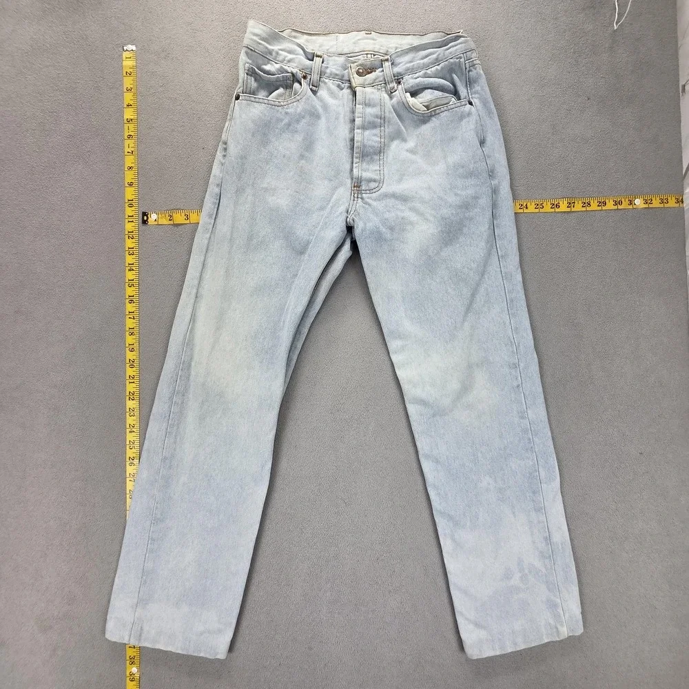 Vintage Levis 501‎ Jeans Mens Blue Made in USA Straight Button Fly Fits 26x28